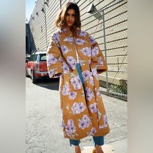 RACHEL ANTONOFF Louie Quilted Robe Coat